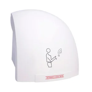 Clean Touch Hand Dryer 1.8 Kw  White Plastic